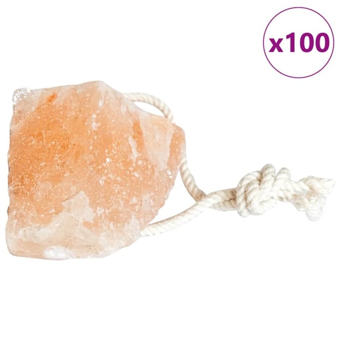 vidaXL Pietre sare de lins 100 buc. roz sfori animale de fermă 12,5 kg