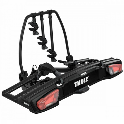 Suport pentru 3 biciclete Thule VeloSpace 939 XT3 cu prindere pe carligul de remorcare (13pini) Negru foto