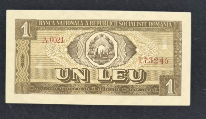 Bancnota 1 leu 1966
