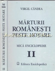 Marturii Romanesti Peste Hotare II - Virgil Candea - India-Olanda foto