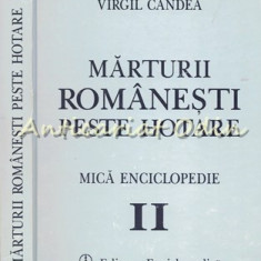 Marturii Romanesti Peste Hotare II - Virgil Candea - India-Olanda