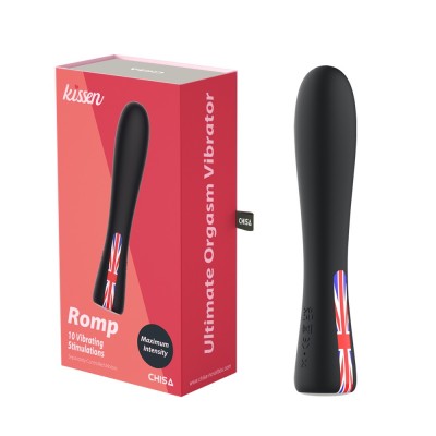 Vibrator Anal Kissen Romp, Negru foto