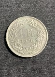 Moneda 1 franc 1970 Elvetia