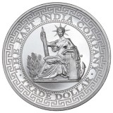 2020 St. Helena - TRADE DOLLAR - East India Company -1oz .999 Silver Coin