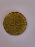 Moneda 20 CENTIMES - 20 CENTIMI - 1993 - Franta - KM 930 (99), Europa