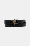 Kurt Geiger London curea de piele culoarea negru, 9693400719
