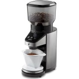 Rasnita de cafea Tchibo, 160W, recipient boabe 400g, recipient colectare 100g, 26 setari macinare, Inox