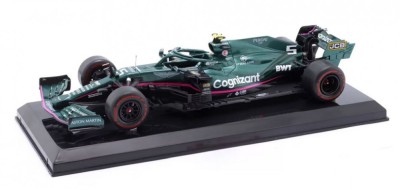 Macheta Aston Martin AMR21 Sebastian Vettel Formula 1 2021 - Altaya 1/24 F1 foto