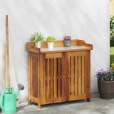 Cumpara ieftin Dulap de grădină cu depozitare cu ușă Maro 78 x 36.5 x 78cm