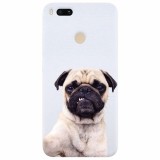 Husa silicon pentru Xiaomi Mi A1, Simple Pug Selfie