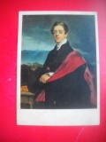 HOPCT 23603 PORTRET N D GURIEV -JEAN AUGUSTE DOMINIC INGRE 1780-1867 -- RUSIA --MUZEE - CP PICTURA --NECIRCULATAMUNTII