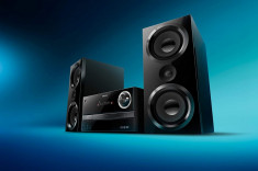 Microsistem audio Philips BTM3360/12, Bluetooth, CD, USB, AUX, 150W, afisaj LED foto