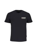 Cumpara ieftin Tricou barbati, cu mini imprimeu, Regular fit, Negru, L