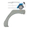 Segment exterior reparatie aripa spate Toyota Corolla (E12), 01.2002-03.2007, spate, Stanga, Hatchback 5 usi