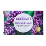 Sapun Solid Sodasan Verbina si Lamaie Bio, 100g - Uleiuri Vegetale Organice, Unt de Shea, Pentru Toate Tipurile de Piele