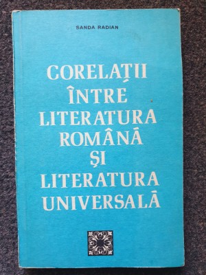 CORELATII INTRE LITERATURA ROMANA SI LITERATURA UNIVERSALA - Radian foto
