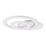 Plafoniera Alla LED 98W 3CCT cu telecomanda, alb, Erste
