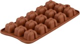 Forma din Silicon, Model Forma Impletita pentru Ciocolata de Casa, Bomboane, Jeleuri sau Cuburi de Gheata, CBD CORAL BEST DEALS 21 cm 11 cm 1.5 cm Mar