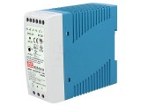 Alimentator pulsatoriu pentru şină DIN 60W 24VDC 2,5A OUT: 1 - Alimentator pulsatoriu 24VDC 60W