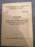 Instructiuni privin circulatia trenurilor cu boghiuri ... 1972