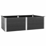 Cumpara ieftin Strat inaltat de gradina, gri, 200x100x54 cm, WPC