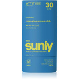 Attitude Sunly Kids Sunscreen Stick Crema de soare cu minerale stick pentru copii SPF 30 60 g