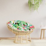 vidaXL Pernă rotundă multicolor, &Oslash; 100 x11 cm, țesătură Oxford 361979