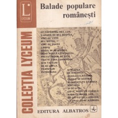 Balade populare romanesti