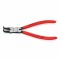 Cleste profesional de inchidere cu varfuri indoite pentru inele de siguranta Knipex 44 21 J21, 170 mm