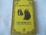 Memoriile a doua tinere casatorite H.Balzac 1977