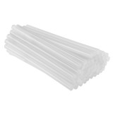 Batoane silicon transparente pentru pistol de lipit 11 mm, set 50 buc