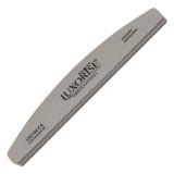 Cumpara ieftin Pila unghii lavabila Semiluna LUXORISE, granulatia 100/180, gri