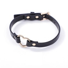 Choker Golden Heart, Negru, Mokko Toys
