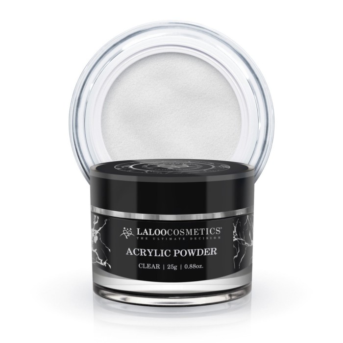Pudră acrilică transparentă Clear Laloo 25g