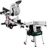 Metabo HC 260 C - 2.2 WNB + KGS 305 M - Masina de rindeluit si degrosat 2200 W 260 mm + Fierastrau circular stationar 1600 W 305x30 mm