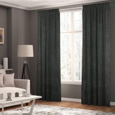 Set draperii tip tesatura in cu rejansa din bumbac tip fagure, Madison, 150x270 cm, densitate 700 g/ml, Solin, 2 buc