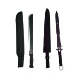 Cumpara ieftin Set sabie si maceta, DEPOX&reg;, Jungle Fever, otel inoxidabil, 57.5 cm