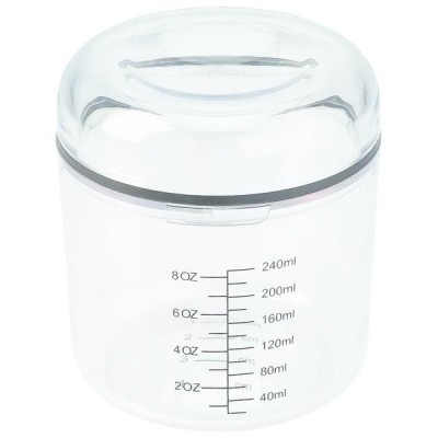 Recipient masurare tehnic Mixer oxidant /vopsea /lichide in salon/coafor/frizerie/barber shop, 240 ml foto
