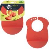 Baveta Tommee Tippee Roll &amp;amp; Go, de la 6 luni, Rosu