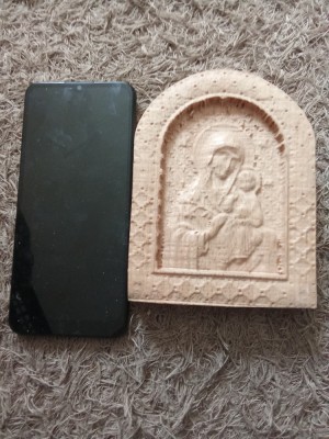 Lemn Masiv Sculptat Icoana foto