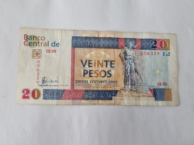 Cuba 20 Pesos Convertibles 2006 foto