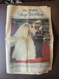 Royal Wedding - The Times - 30.07.1981