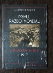 PRIMUL RAZBOI MONDIAL CREASTA VIMY 1917 - ALEXANDER TURNER foto