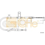 Cablu frana mana Land Rover Freelander (Ln) Cofle 105156, parte montare : dreapta, spate