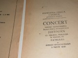 Cumpara ieftin PROGRAM -ATENEUL ROMAN- CONCERT RELIGIOS -25 APR 1948-CONCERT PT PS IUSTINIAN