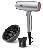 Cumpara ieftin Uscator de Par, BaByliss Cosmos D580DE, lightweight 2100W, tehnologie Ionica Anti-Frizz, 3 Trepte de temperatura, 2 Viteze, Difuzor Inclus, Design Ele