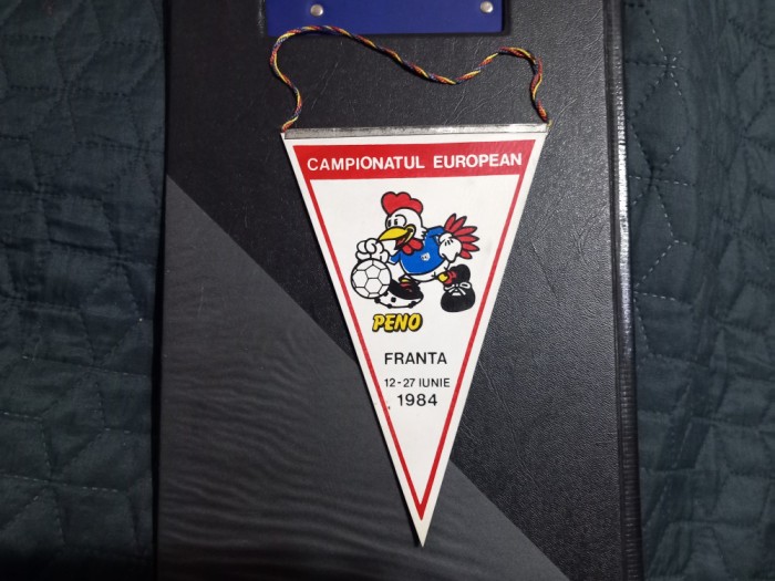 Fanion Romania C E Franta 1984