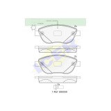 Placute frana Icer IE181440-203, Fata