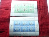 2 Blocuri Noua Zeelanda 1968 cu Seria Olimpiada Mexic