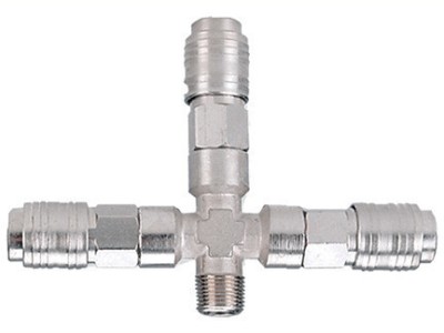 Fiting tip T aer comprimat alama 3/8&amp;quot; filet exterior ADLER MA0135.1 foto